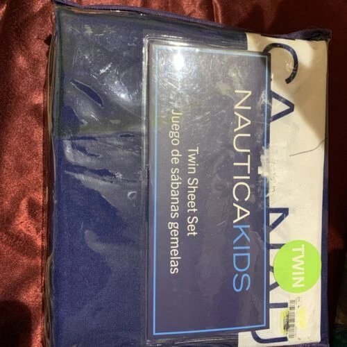 Hojas de Cama a Cuadros Nautica Mezcla Algodón