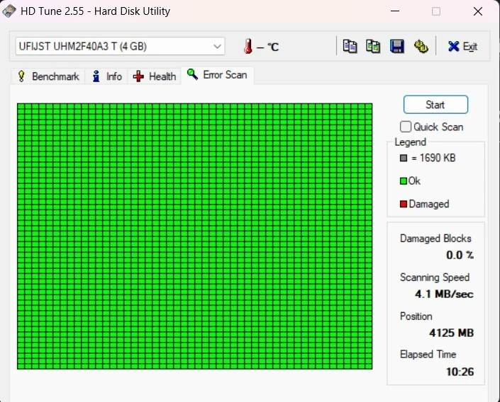 Fujitsu MHC2043AT 4GB 2.5" IDE Laptop HARD DRIVE HHD Vintage - Tested - Image 4 of 4