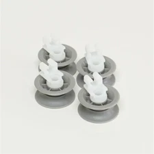 Choice Parts 4 PACK of 611666 for Bosch Dishwasher Upper Rack Roller with Axle