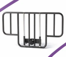 Medline Small Gap Clamp-on Half Bed Safety Rail Quick Release Universal Fit