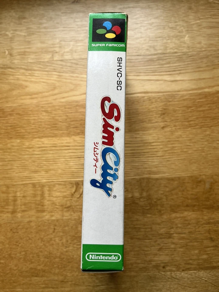 Sim City JPN Nintendo Super Famicom SNES SFC COMPLETE With Bonus Card! VGC - Image 4 of 4