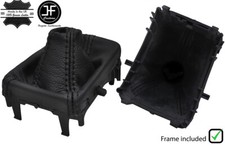 SCHWARZ NAHT LEDER AUTOMATISCH SCHALTSACK+KUNSTSTOFFRAHME F?R VOLVO V60 13?16