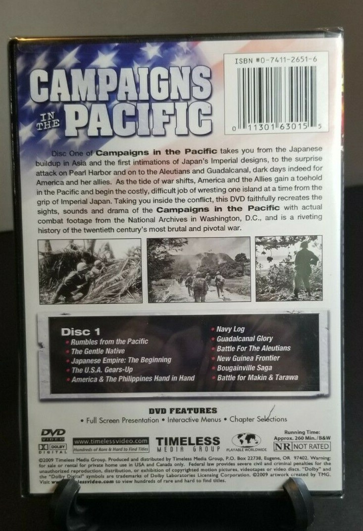 (未使用･未開封品)Campaigns in the Pacific [DVD] 2009 ~ Campaigns in the Pacific Disc 1 ~ (DVD) NEW SEALED