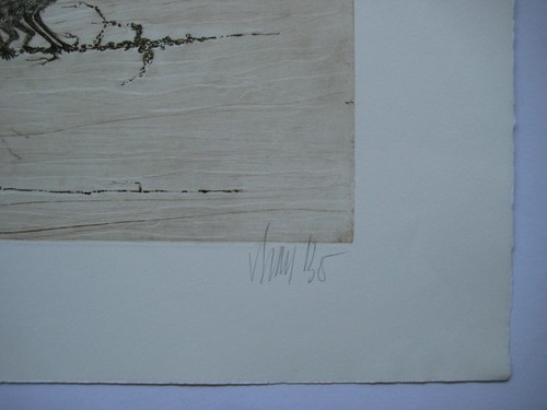 LARS BO GRAVURE ORIGINALE SIGNÉE AU CRAYON NUM/150 HANDSIGNED NUMB/150 ETCHING - Picture 3 of 4