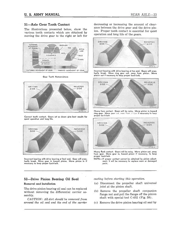 1941-1947 Dodge Militare Mezza Ton Camion Negozio Manuale Wc 36 37 38 39 2WD - Immagine 3 di 4