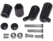 Frame Sliders for Kawasaki ZX-6R 2009–2012 No Cut Crash Protectors with Brackets