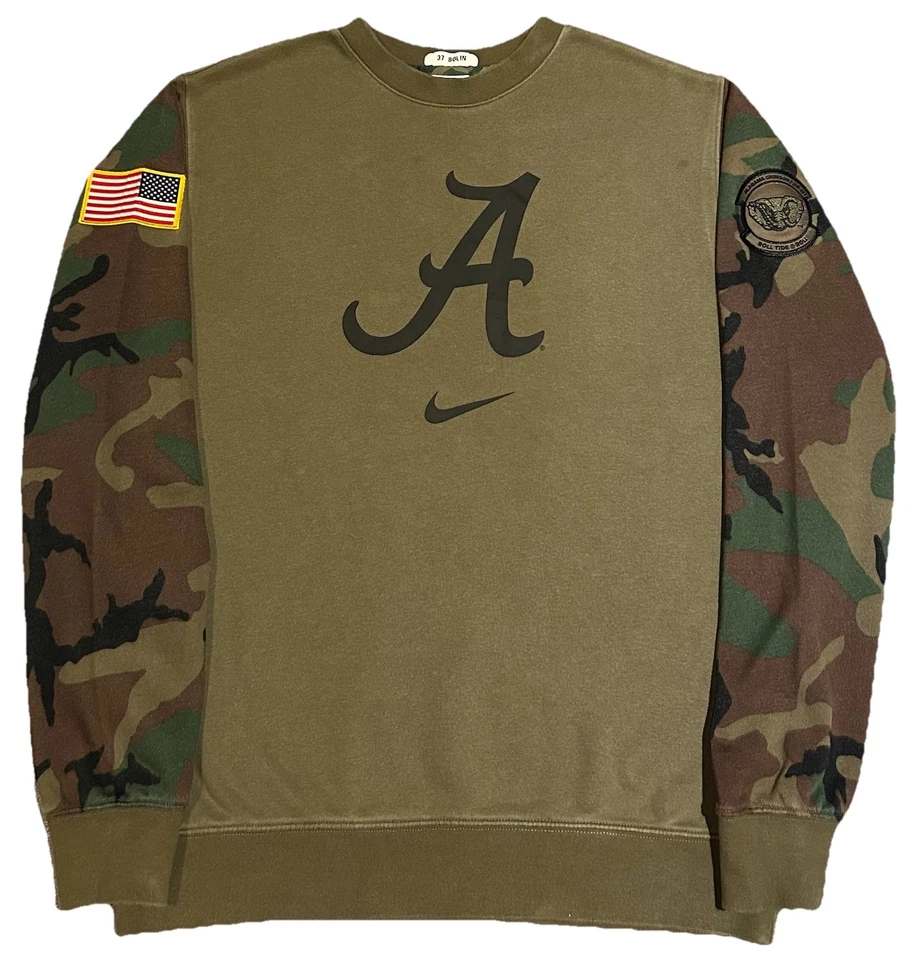 Lote 2 Nike ALABAMA CRIMSON TIDE Salute 2 Service Player com capuz e moletom emitidos - Imagem 3 de 4