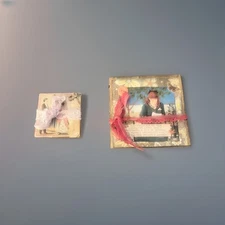 Junk Journal Butterfly And Bird Themed 6 X 5 And Junk Memo Pad 3 X 3 Handmade