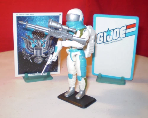 1989 GI JOE COUNTDOWN SPACE ASTRONAUT STAR BRIGADE +CARD VINTAGE ARAH cobra RARE