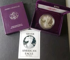 1990 S Proof $1 American Silver Eagle Dollar