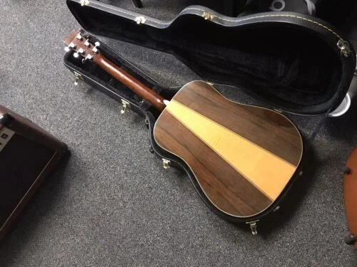 Morris LF-5 Tree of Life acoustic guitar in sunburst Japan 1980s excellent/ case - Picture 1 of 12
