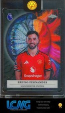 A3C 2025-26 Topps Chrome Bruno Fernandes Genius Chrome Black Refractor #/10