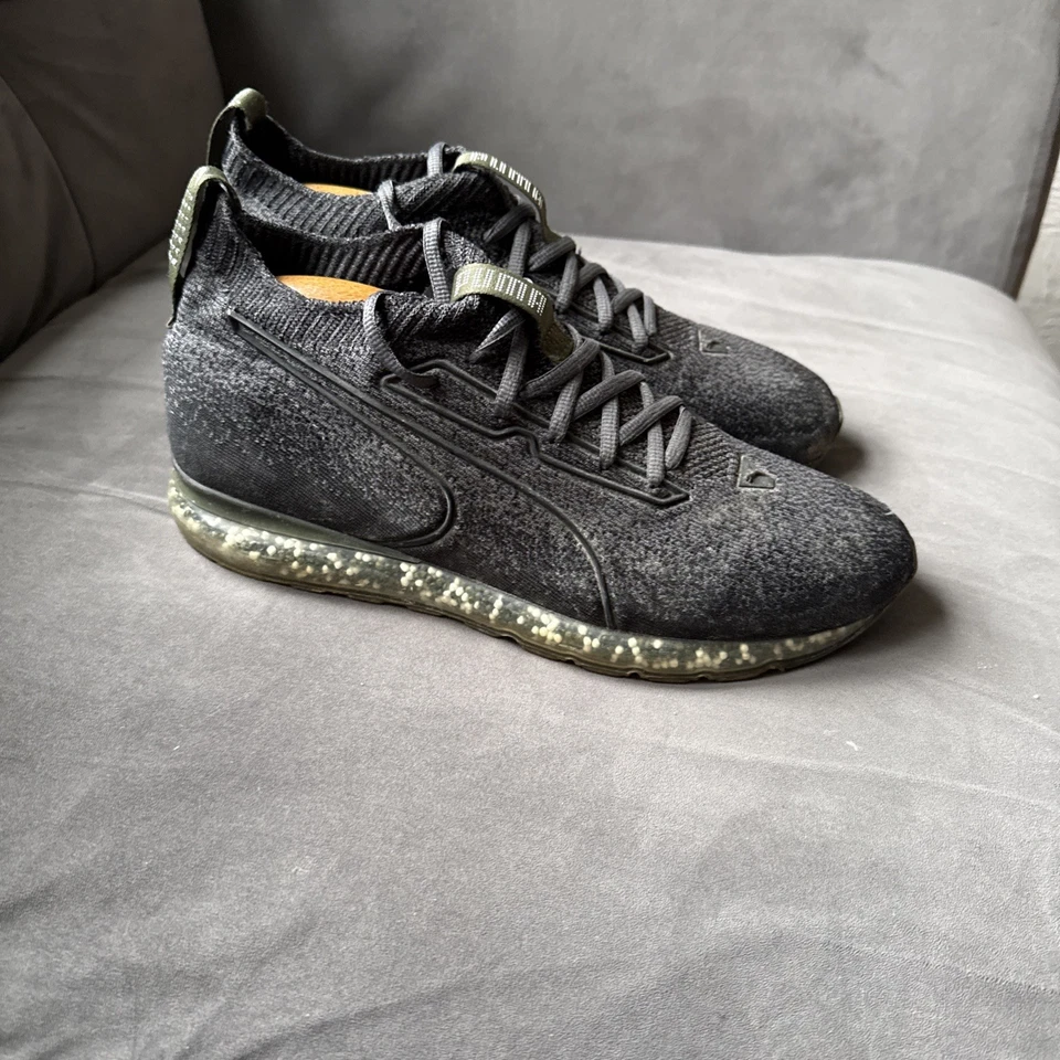 Scarpe da ginnastica uomo Puma Jamming, maglia Evo, calzata simile, taglia 10 nere - Immagine 3 di 4