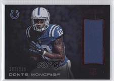 2014 Rookies & Stars Longevity Rookie Materials Ruby /299 Donte Moncrief #16 0f8