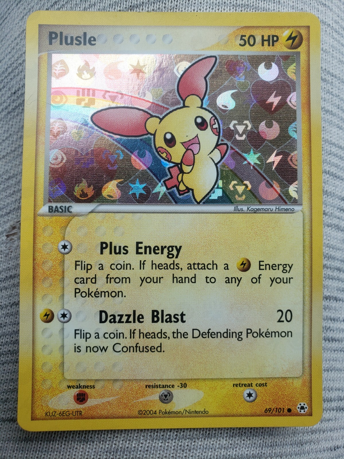 Pokemon Plusle 69/101 Hidden Legends Reverse Holo NM