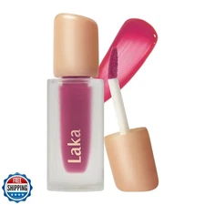 Laka Fruity Glam Tint, 4.5g/0.15 oz., Glowing Lip Stain with Wide Color Spect