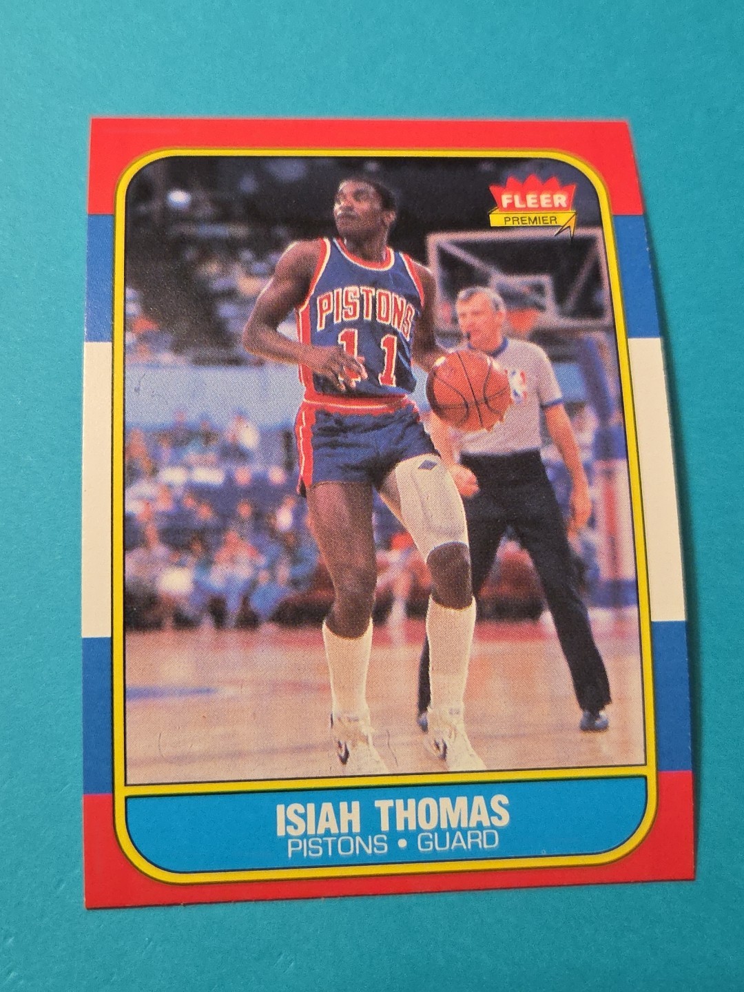 1986-87 Fleer Isiah Thomas Rookie RC #109 Pistons Pack Fresh 