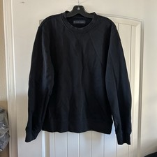 Everlane Uniform Mens Black French Terry Crewneck Sweatshirt Medium