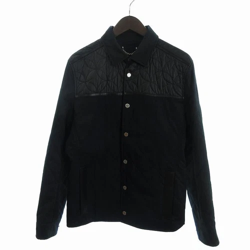 LOUIS VUITTON（LV） Louis Vuitton Giacca Trapuntata Nera Uomo Taglia 46 Autentica Dal Giappone