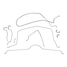 1968 Chevrolet Corvette MANUAL Disc Complete Brake Line Kit Set 9pc OEM Steel