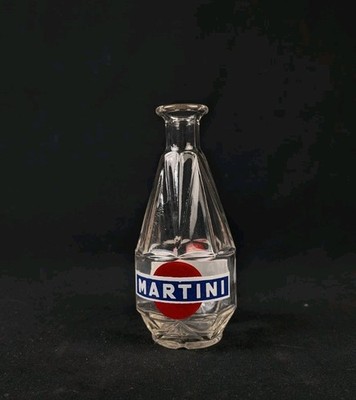 Martini Werbe Karaffe Krug Glas 1 Stück Bistro Bar Vintage Frankreich