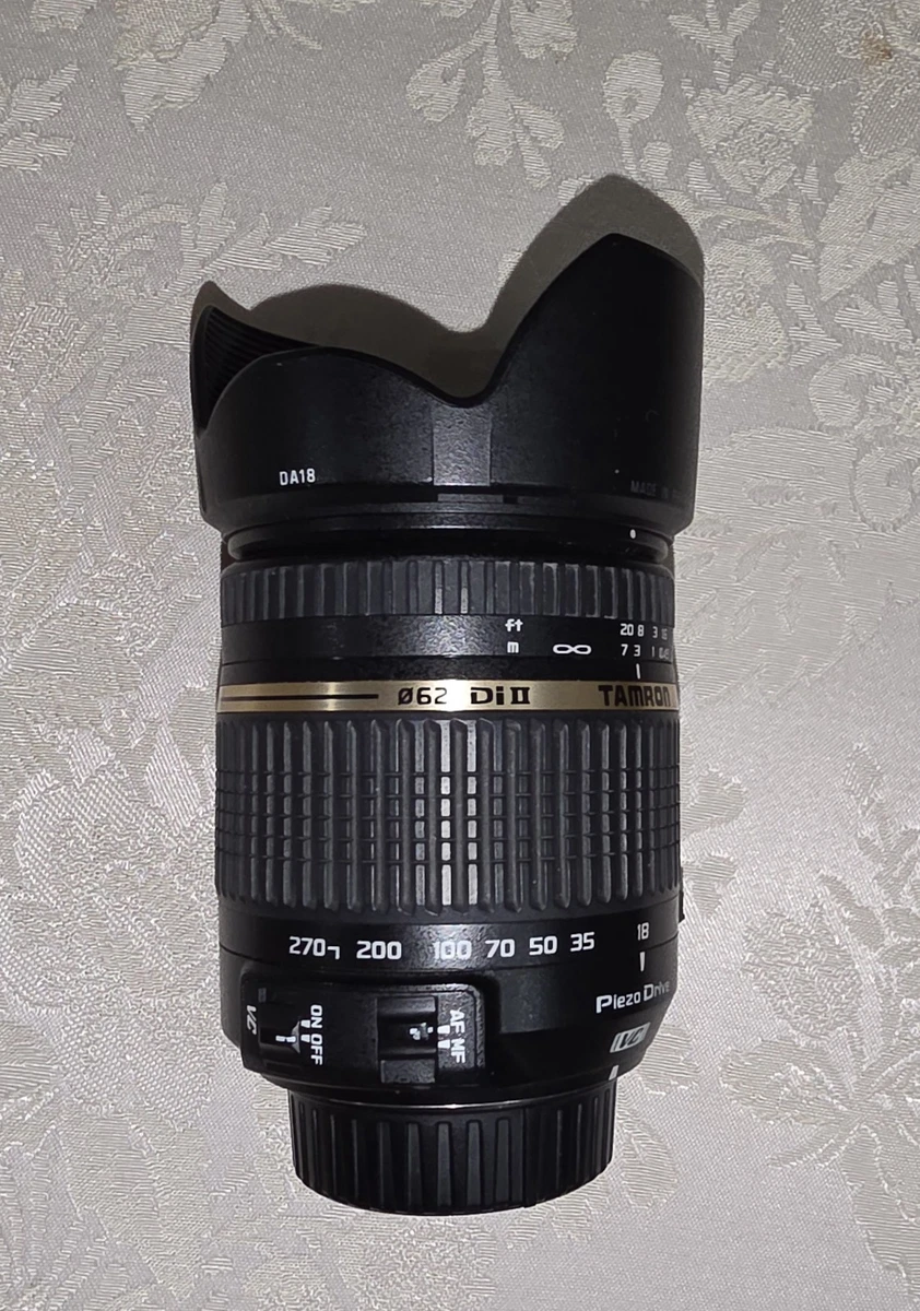 Tamron Di II Camera Lenses 18-270mm Focal f/3.5-6.3 Maximum