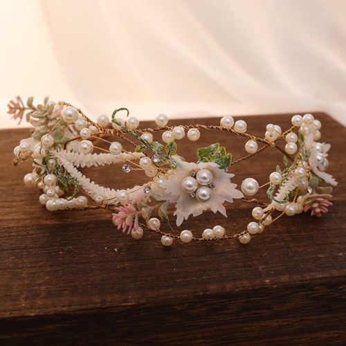 Accessori Capelli Donna Decorazioni Testa per Sposa Sposa Copricapo - Foto 11 di 12