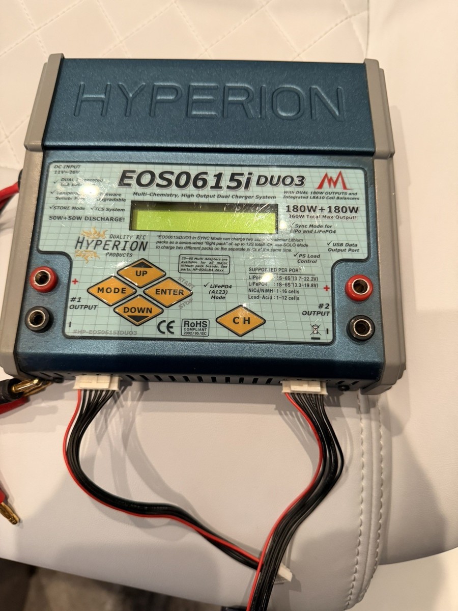 Hyperion Charger EOS 0615i - Duo3 x Lipo Input 1S-6S DC Balance