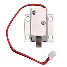 Electronic Latch Lock Catch Door 12V Electro-magnet Release Solenoid Slant Slug