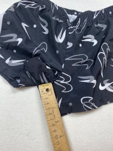 Little Girl’s Nike Dri-Fit Athletic Running Black Gray White Shorts Size 6 M - Picture 3 of 10