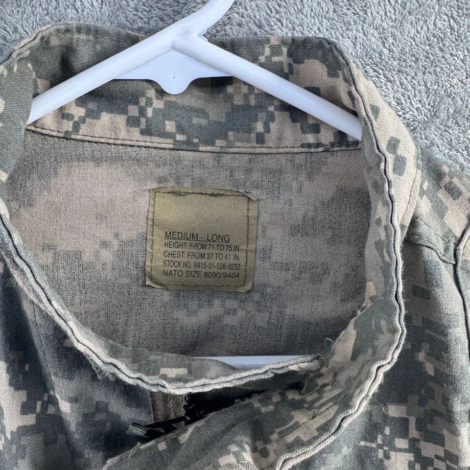 Military Coat Aircrew Combat Medium Long Green Camouflage Jacket SPM1C1-09-D-004 - Image 4 of 4