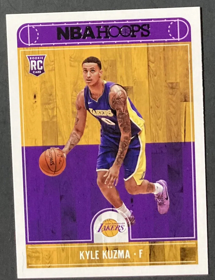 2017-18 Panini NBA Hoops-Kyle Kuzma LAKERS/WIZARDS-#277 RC Rookie