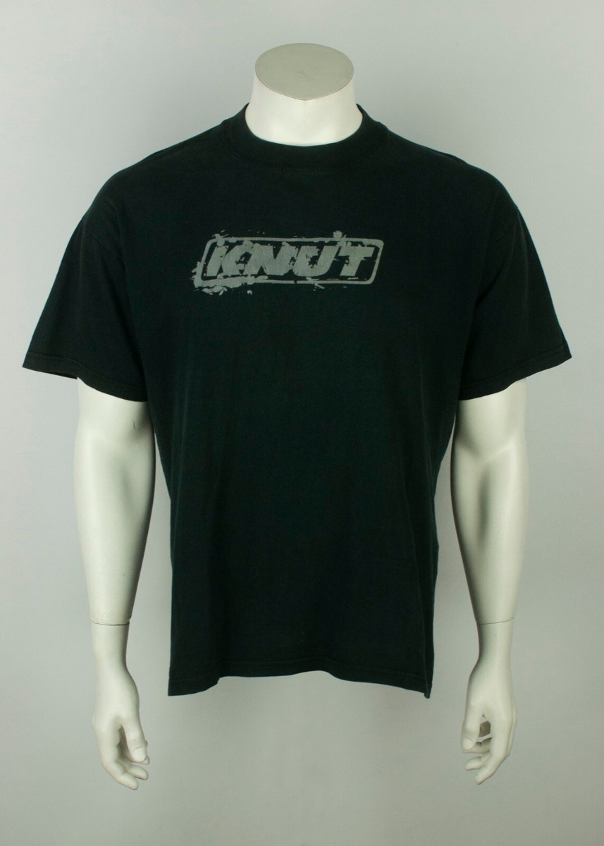 トップス (knuth marf) vintage T shirt(unisex) Vintage KNUT Band Concert Tour Graphic Printed Metall T
