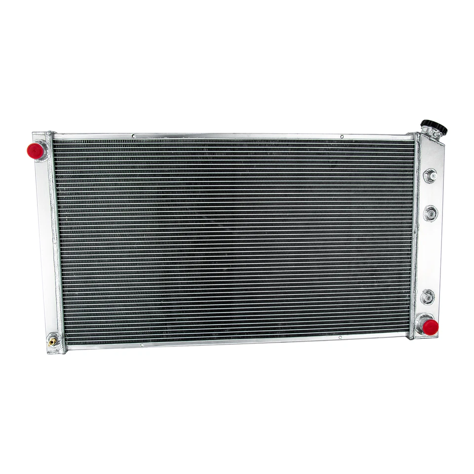 4 Row Aluminum Radiator for 1989-1991 Chevy GMC R/V 2500 3500 Suburban 7.4L AT Foto 4 de 4