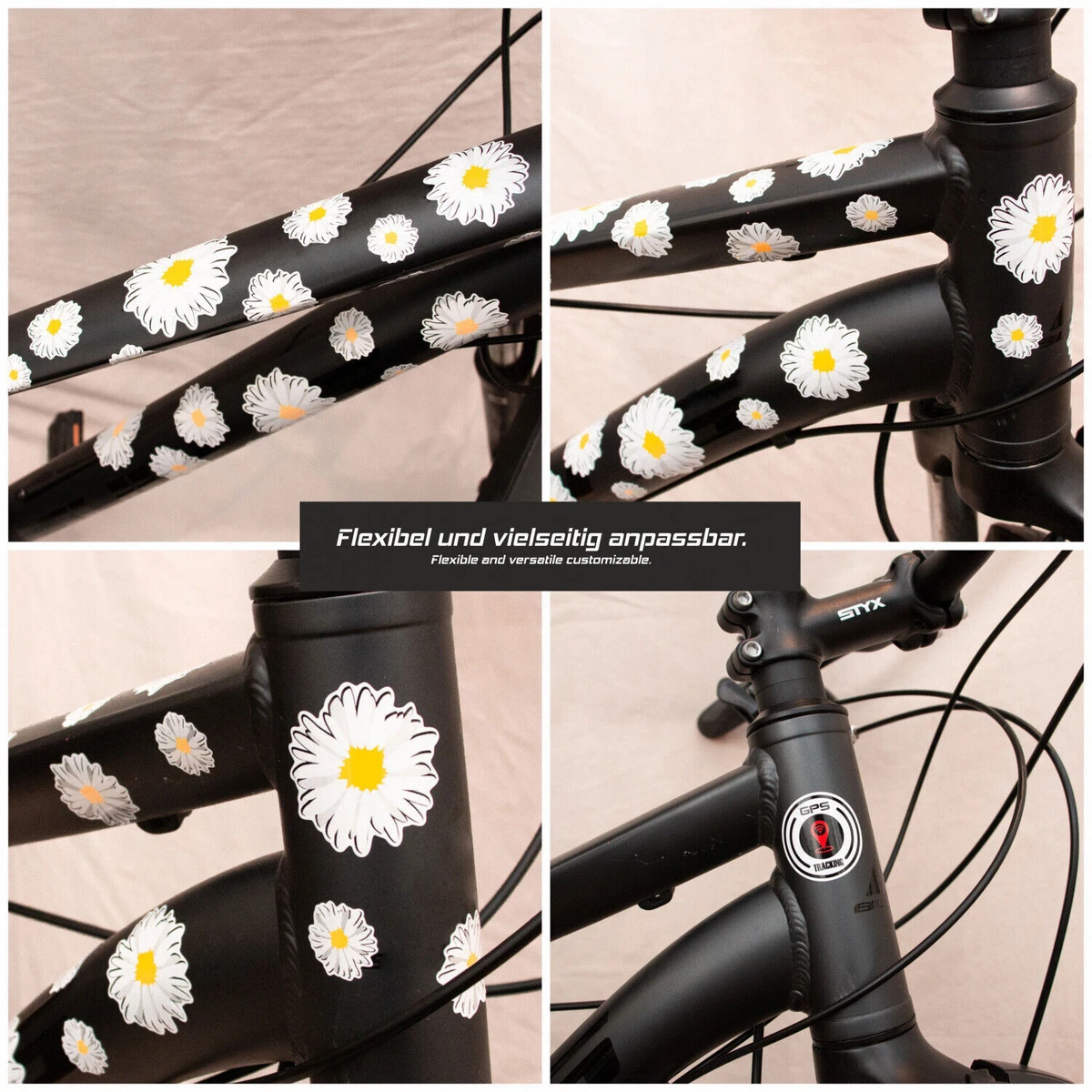 Sticker bike 44 piece children s bike sticker set scooter daisy eBay