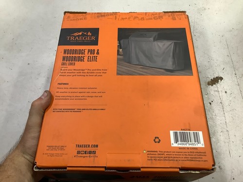 Traeger BAC775 Full Length Grill Cover for Woodridge Pro & Elite Pellet Grills - Picture 2 of 2