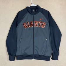Nike San Francisco Giants Baseball  Track Jacket Mens M Embroidered Logo