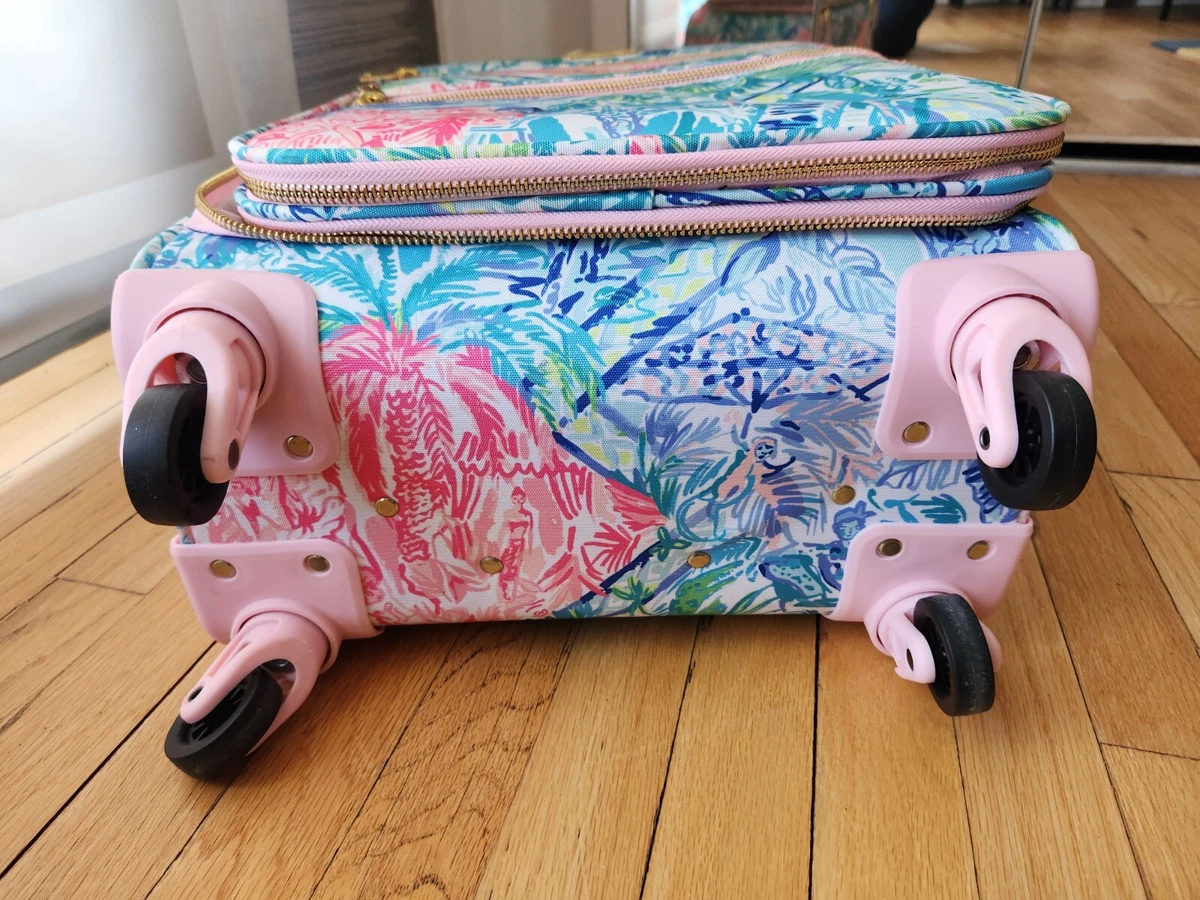 Lilly pulitzer carry on suitcase sale