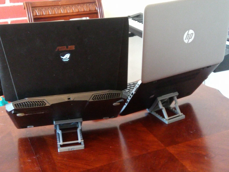 Adjustable Laptop and Tablet Stand for Apple iPad, Android Tablets, Mac, Windows - Image 2 of 2