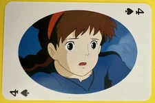 Sheeta 4 spade Laputa: Castle in the Sky Playing Poker card Japan Animage Ghibli