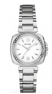 BULOVA Diamond Gallery White Dial Stainless Steel Ladies Watch Bulova Diamond Women main image 4
