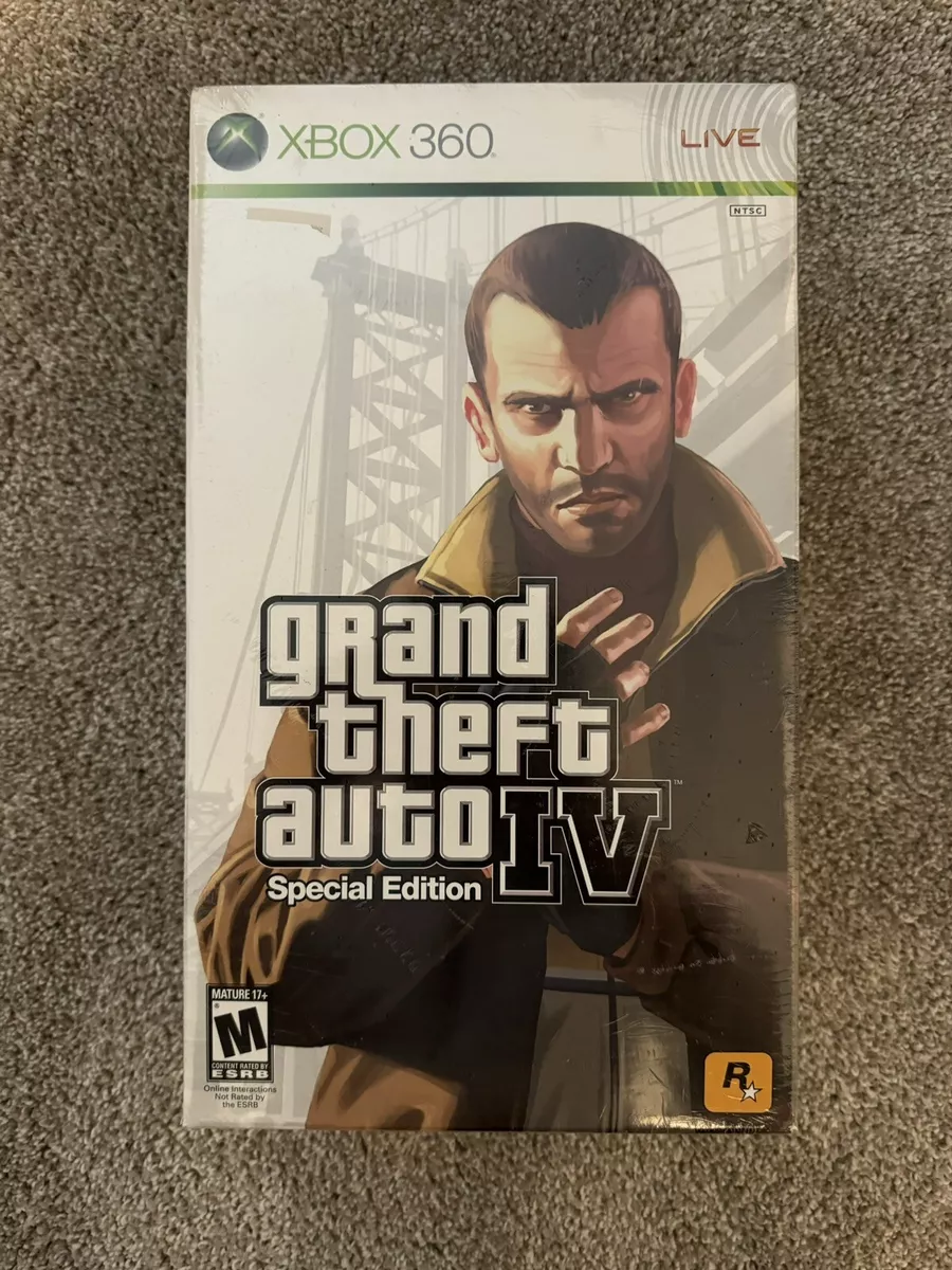 Grand Theft Auto IV Special Limited Edition Xbox 360 GTA 4 Collectors  Edition