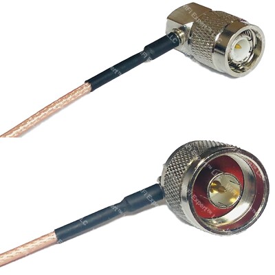 RG316 TNC Male Angle to N MALE ANGLE RF Cable Rapid-SHIP LOT