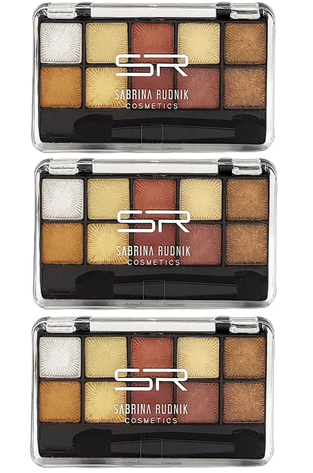 AUSWAHL 3 Stück Lidschatten Palette à10 Farben Sabrina Rudnik Kosmetik €3,00/10g - Bild 2 von 4