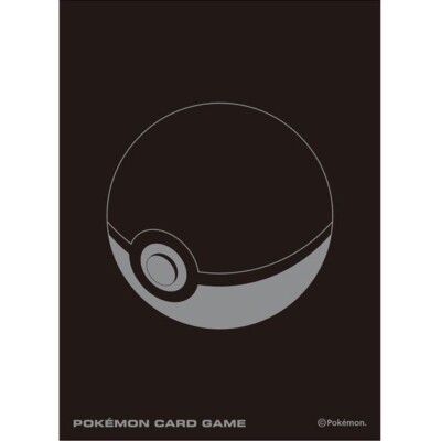 1 Hülle Schwarz Pokéball | Pokémon Center Japan Exclusive Card Game (2021)