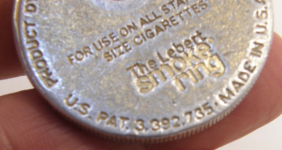 VINTAGE 1960'S QUACK MEDICAL DEVICE LEBERT SMOKE RING FOR CIGARETTE SMOKERS eBay