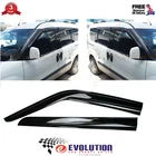Wind Rain Sun Guard Deflectors Set 4Pcs Fits Doblo Sport 3 2010 Onwards