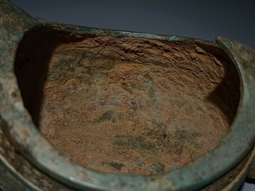 7.2'' Chinese antique Cup bronze Wine vessel cup warring states - 第 7/8 張圖片