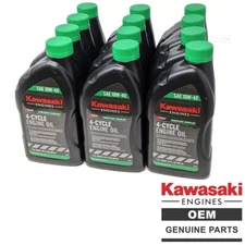 Genuine OEM Kawasaki 99969-6296 4-Cycle 10W40 Engine Oil (1Qt.) - 12 PACK