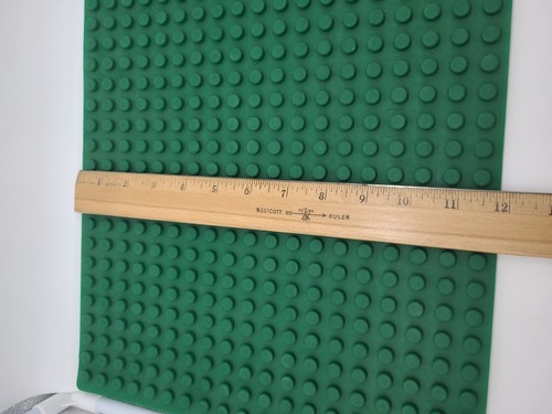 Portable Building Brick 2-Sided plate Play Mat building Blocks silicone 19x25 - Picture 3 of 5